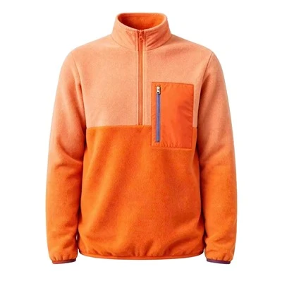 Color‑Block 1/4 Zip Recycled Micro Polar Fleece Pullover best
