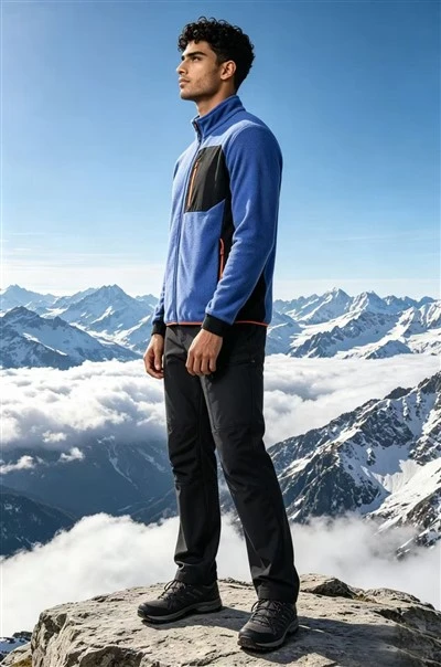 Men’s Polar Fleece Jacket With Zipper Pockets price